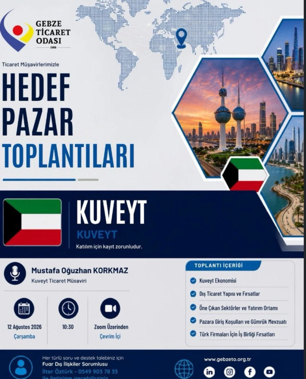GTO&rsquo;dan Kuveyt Pazarı İ&ccedil;in İş D&uuml;nyasına &Ouml;nemli Buluşma