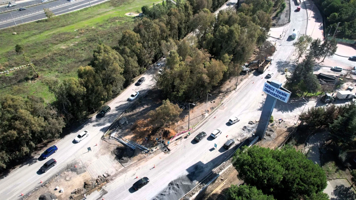 GTÜ Kavşağı’nda trafik akıcılığı artırılıyor