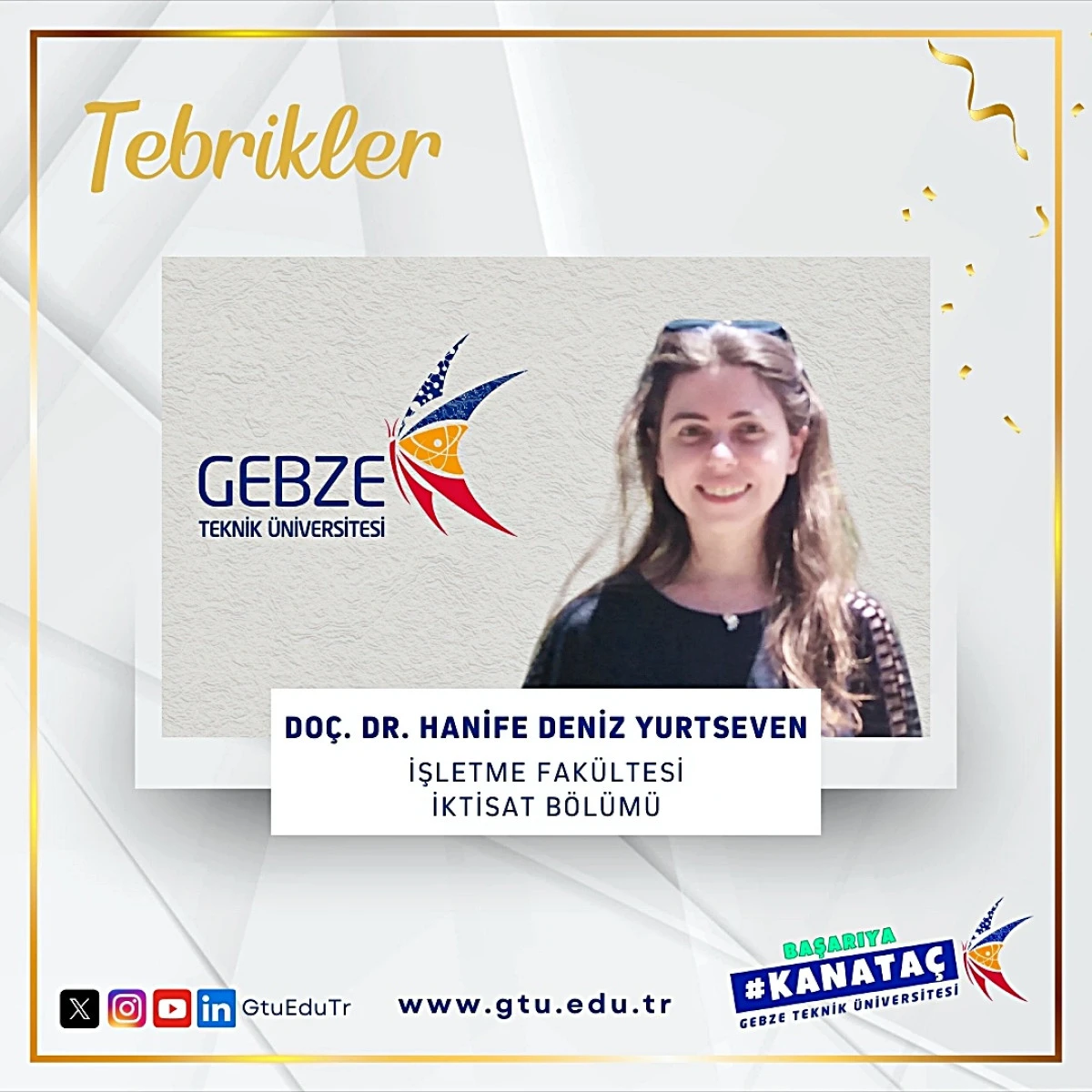 GTÜ'lü Akademisyen Economic Research Forum’a Araştırma Üyesi Olarak Kabul Edildi