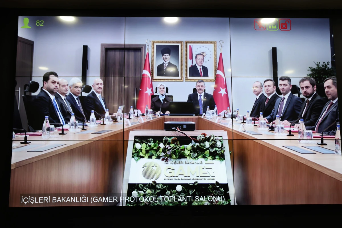 İ&ccedil;işleri Bakanımız Sayın Mustafa &Ccedil;ift&ccedil;i ve Aile ve Sosyal Hizmetler Bakanımız Sayın Mahinur &Ouml;zdemir G&ouml;ktaş Başkanlığında SYDV &Ccedil;alışmaları Değerlendirildi