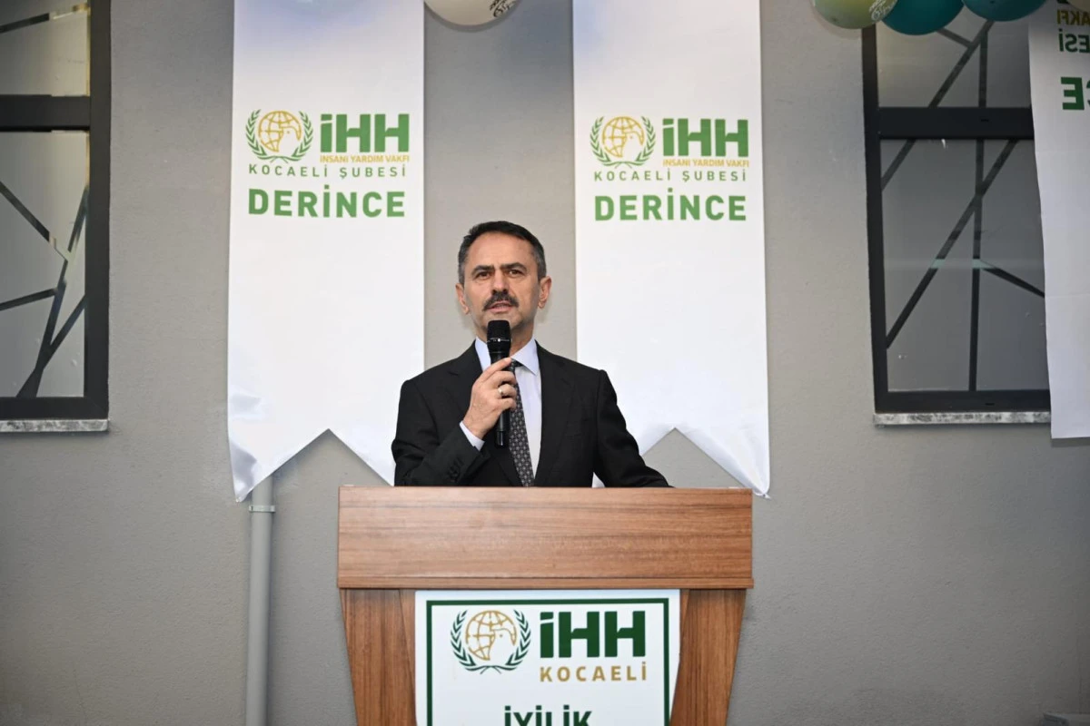 İHH Kocaeli Şubesinin Derince İl&ccedil;esi Yeni Hizmet Binasının A&ccedil;ılışı Vali Aktaş&rsquo;ın  Katılımlarıyla Yapıldı