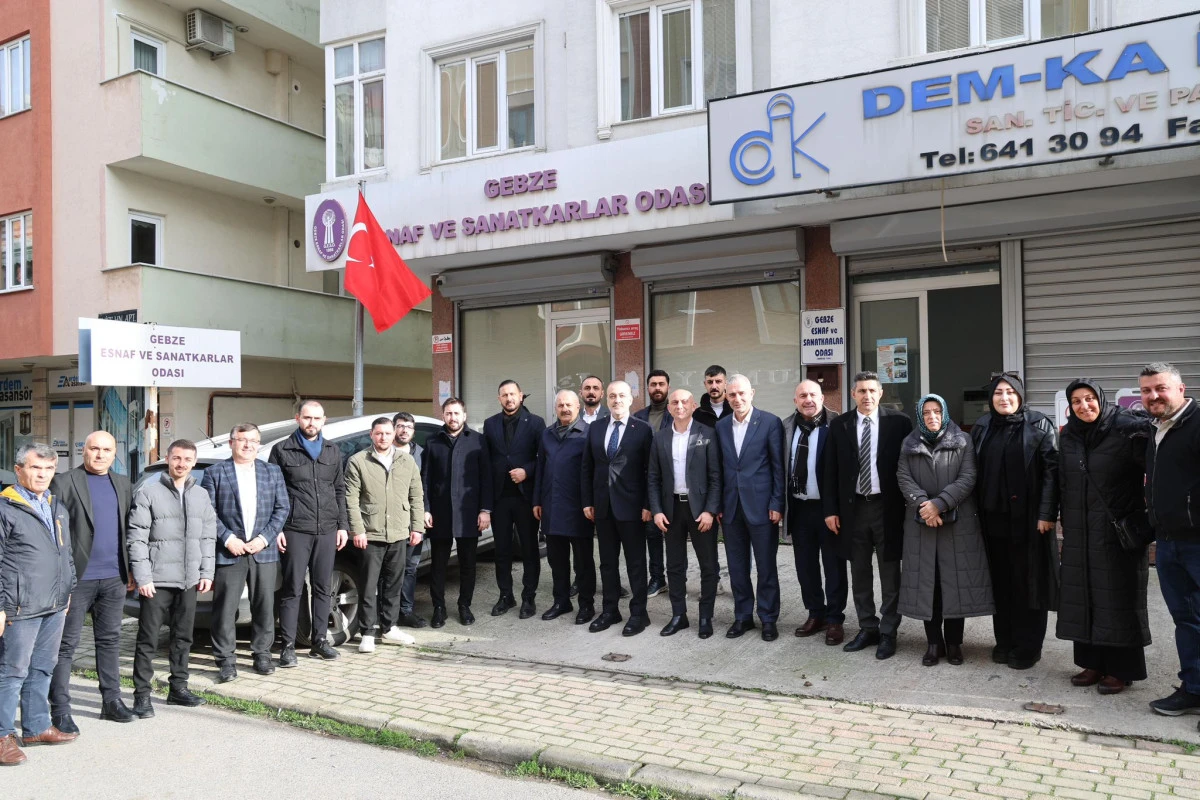 İL BAŞKANI TALUS İLE BAŞKAN KAYA GEBZE'Yİ ADIM ADIM DOLAŞTI