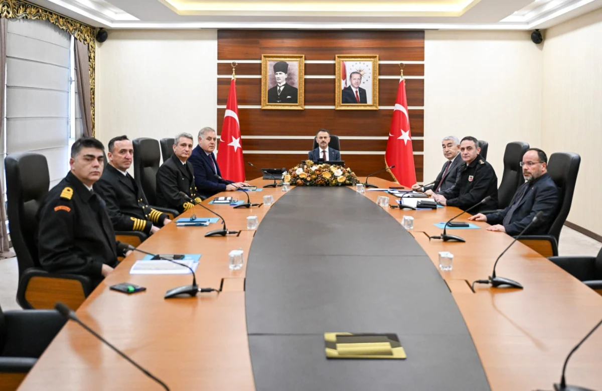 İl G&uuml;venlik ve Asayiş Koordinasyon Toplantısı Vali Aktaş Başkanlığında Yapıldı