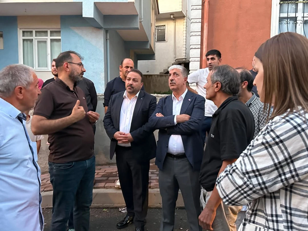 İlhan Yıldırım ve Ramazan &Ouml;meroğlu'ndan Yangın B&ouml;lgesine Ge&ccedil;miş Olsun Ziyareti
