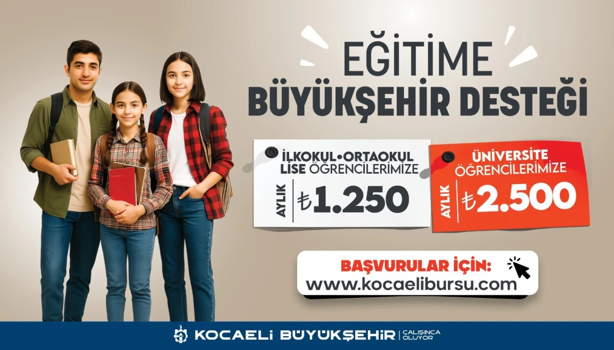 İlkokul, ortaokul, lise öğrencilerine aylık 1.250 TL  üniversite öğrencilerine aylık 2.500 TL destek