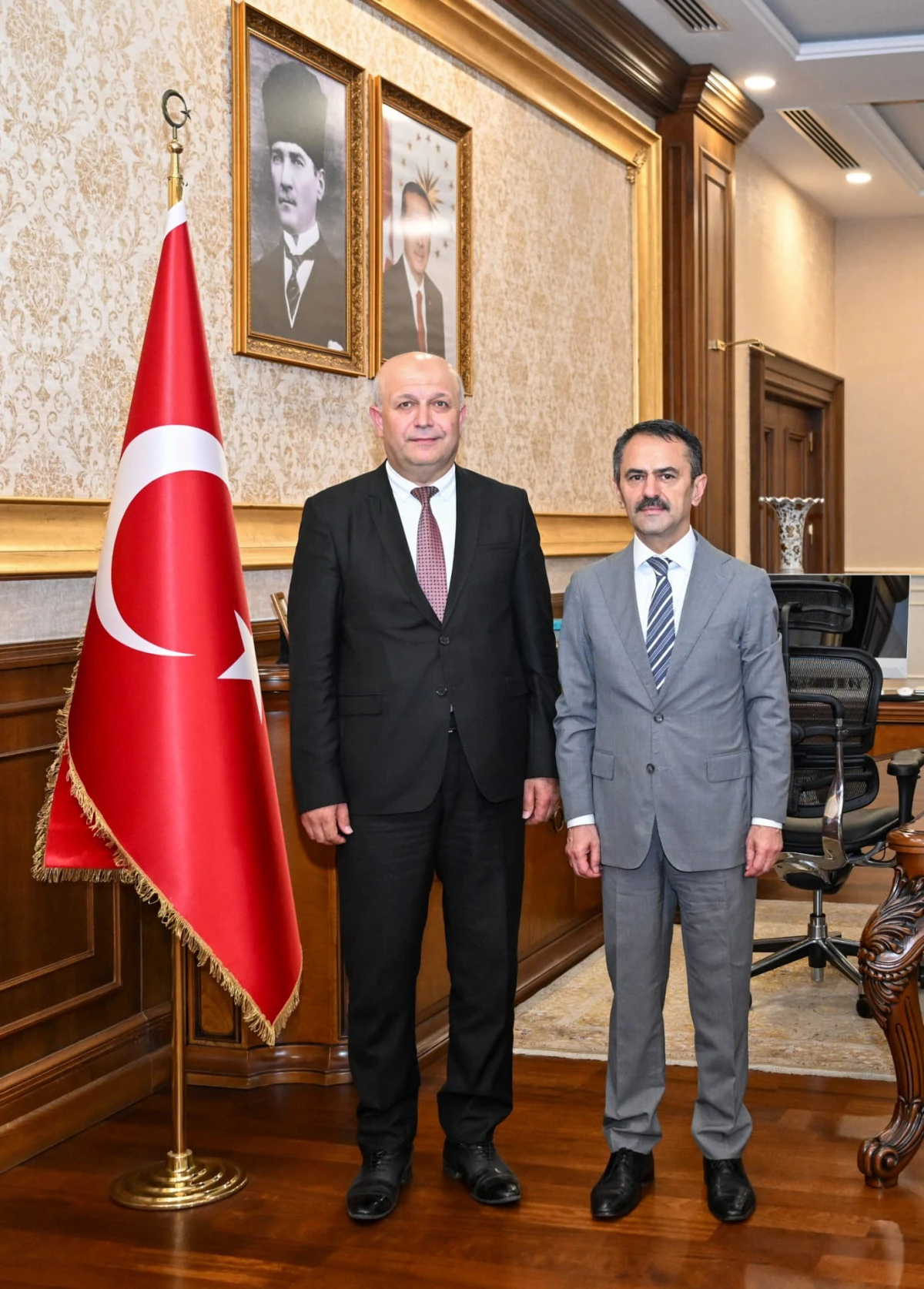  İstanbul İdare Mahkemesi Başkanlığı G&ouml;revine Atanan Osman Aydın'dan Vali İlhami Aktaş'a Veda Ziyareti
