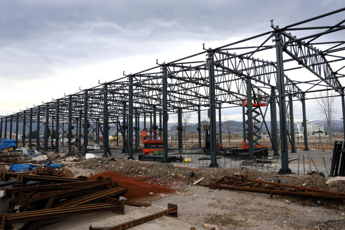 İtfaiye Depo Binası&rsquo;nda ilerleme y&uuml;zde 70