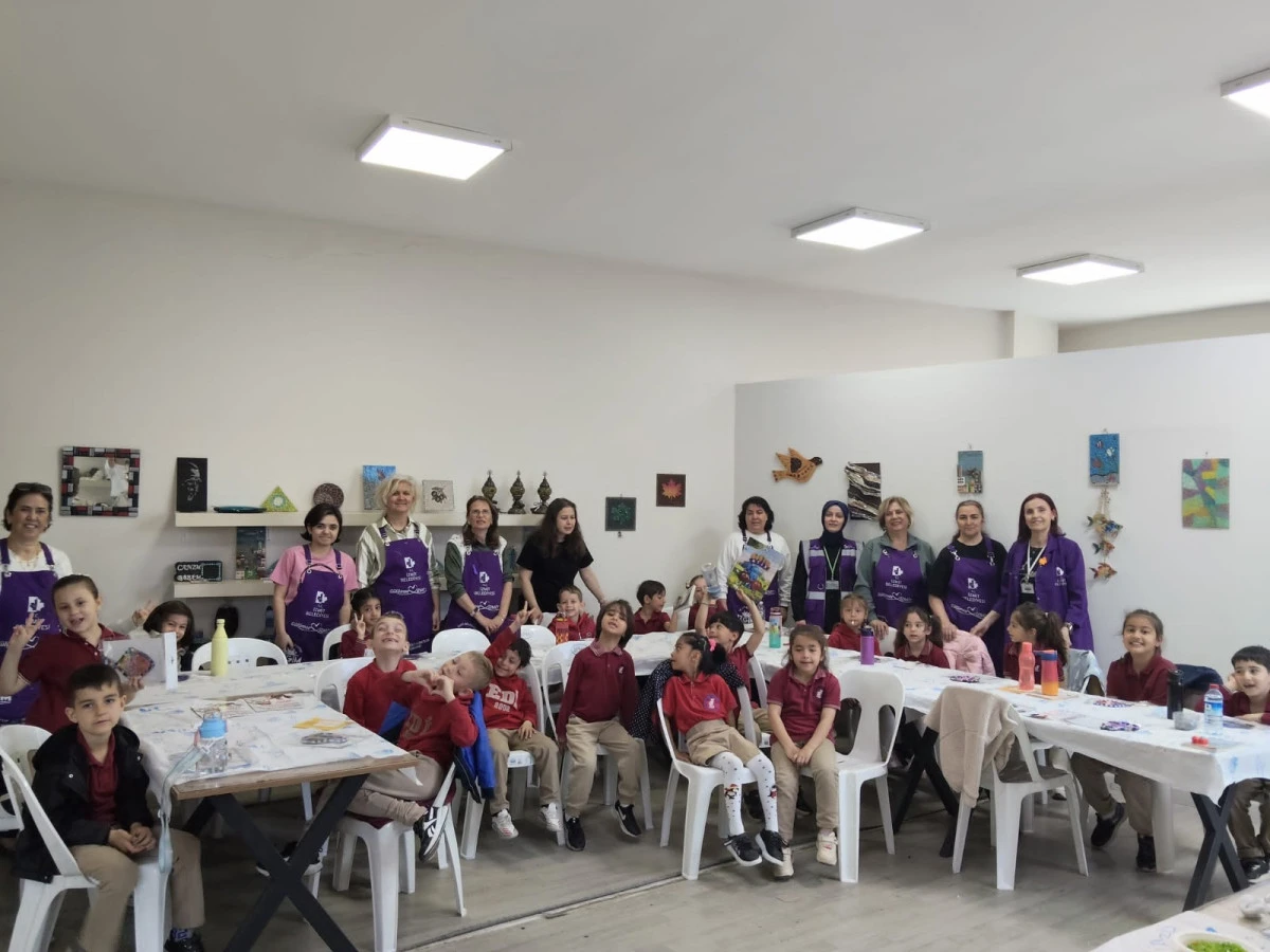 İZGİM&rsquo;de minik &ouml;ğrenciler hem &ouml;ğrendi hem eğlendi