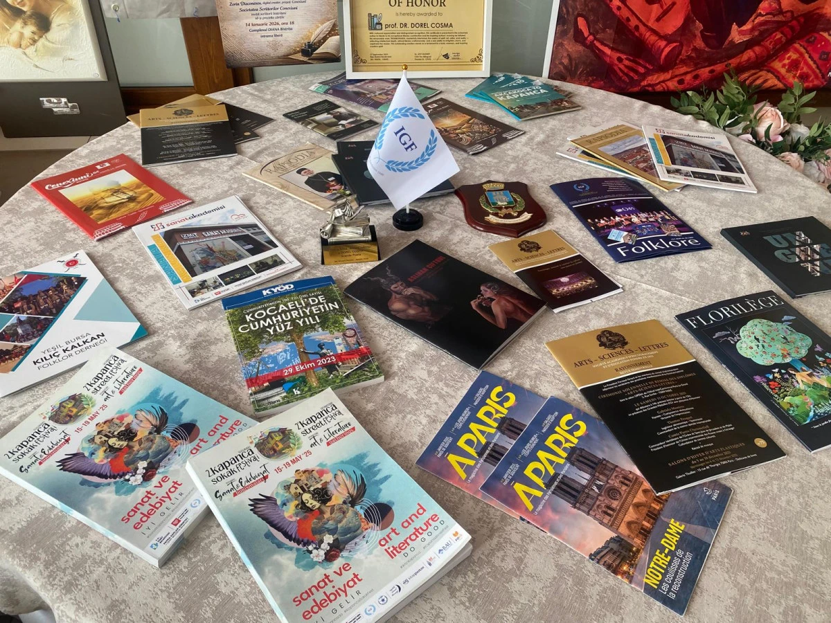 İzmit Belediyesi K&uuml;lt&uuml;r Yayınları Romanya&rsquo;da  Uluslararası Sempozyumda sergilendi
