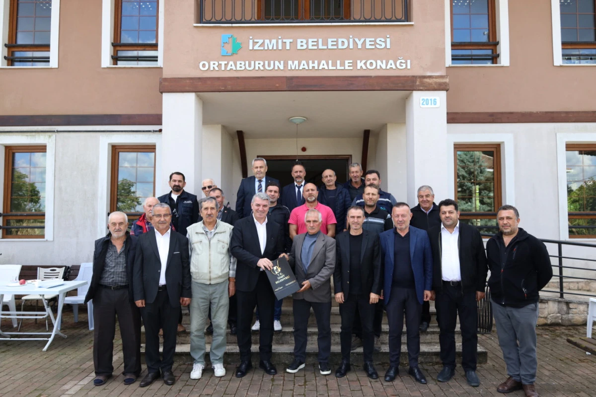 İzmit Belediyesi, Ortaburun Mahallesinin ihtiya&ccedil;larını yerinde dinledi