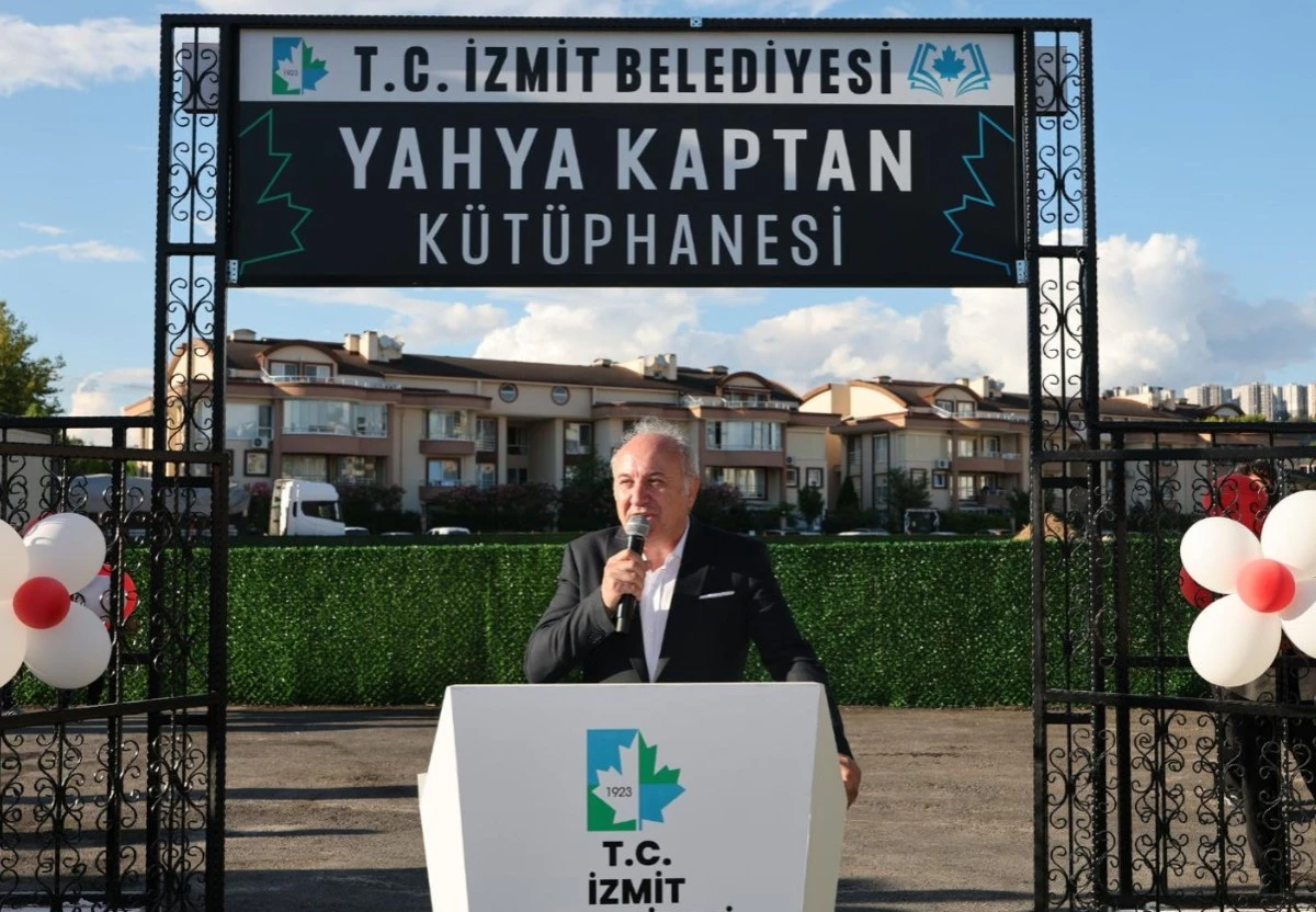 İZMİT BELEDİYESİNDEN HİZMET ATAĞI: YAHYA KAPTAN K&Uuml;T&Uuml;PHANESİ A&Ccedil;ILDI
