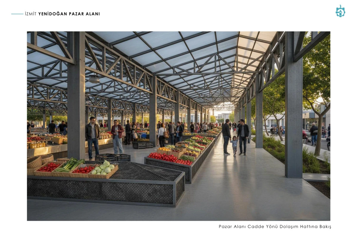 İzmit Yenidoğan&rsquo;a modern kapalı pazar alanı geliyor