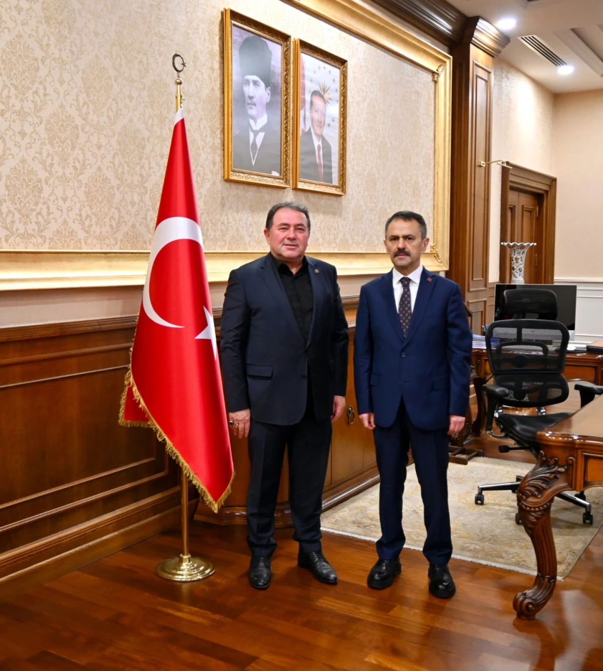 İzmit Ziraat Odası Başkanı Yusuf Karaaslan, Vali İlhami Aktaş'ı Ziyaret Etti