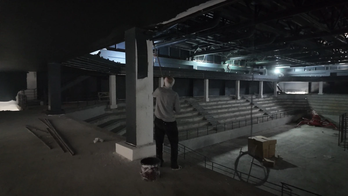 Kapalı Spor Salonu ve Sporcu Fabrikası’nda hazırlıklar tam gaz