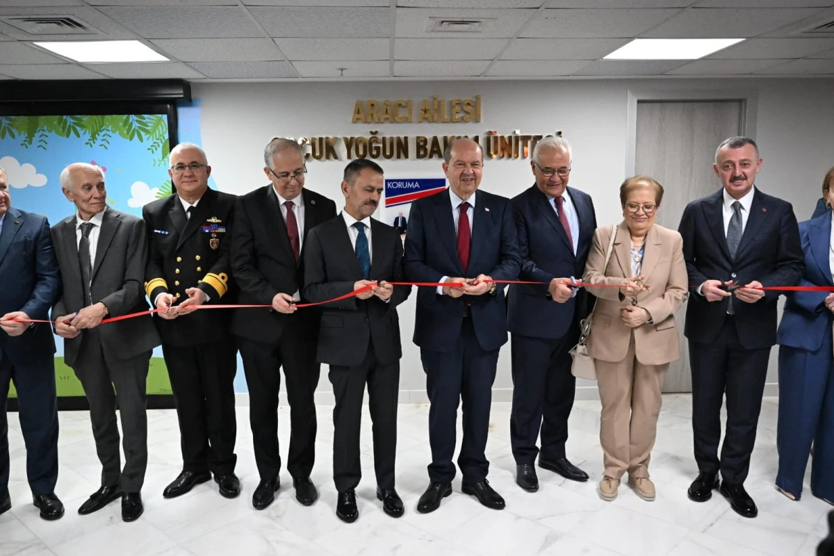 KKTC 5. Cumhurbaşkanı Sayın Ersin Tatar ve Vali İlhami Aktaş'ın Katılımlarıyla KO&Uuml;  &Ccedil;ocuk Yoğun Bakım &Uuml;nitesi A&ccedil;ılışı Ger&ccedil;ekleşti