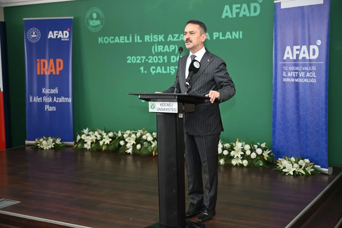 Kocaeli il Afet Risk Azaltma Planı (İRAP) 2027-2031 D&ouml;neminin İlk &Ccedil;alıştayı, Vali Aktaş&rsquo;ın  Katılımlarıyla Başladı