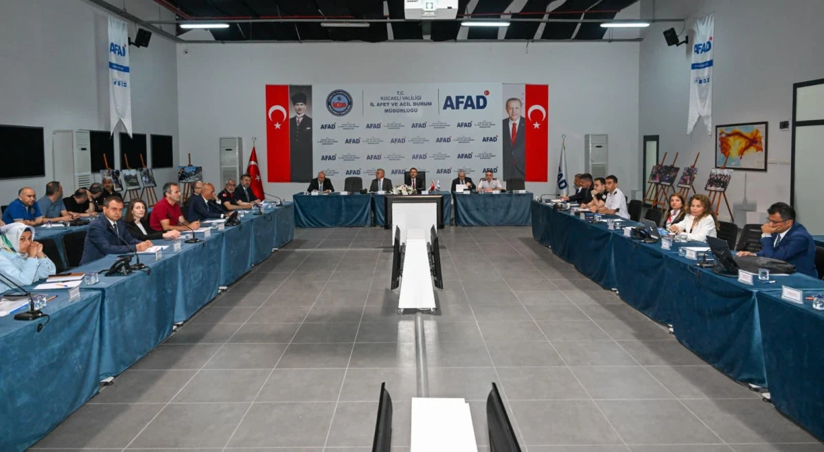 Kocaeli İRAP Eylem İzleme ve Değerlendirme Toplantısı, Vali İlhami Aktaş Başkanlığında Ger&ccedil;ekleşti
