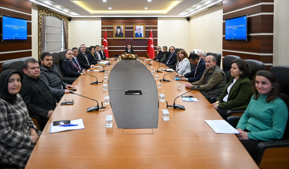 Kocaeli Mahalli Sulak Alan Komisyonu Toplantısı Vali Aktaş Başkanlığında Yapıldı