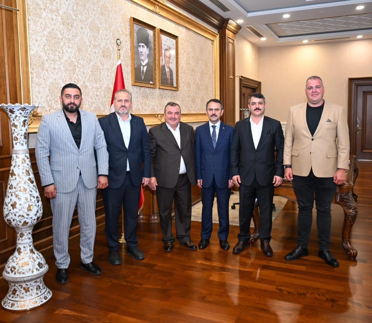 Kocaeli Marmara Taşıyıcılar Kooperatifi Başkanı K&uuml;&ccedil;&uuml;k ve Yeni Y&ouml;netiminden Vali Aktaş&rsquo;a Ziyaret