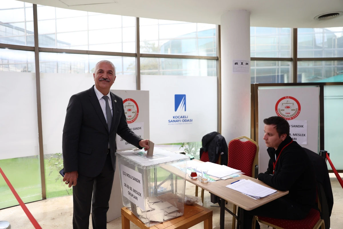 Kocaeli Sanayi Odası Organ Se&ccedil;imlerinde Oy Kullanıldı