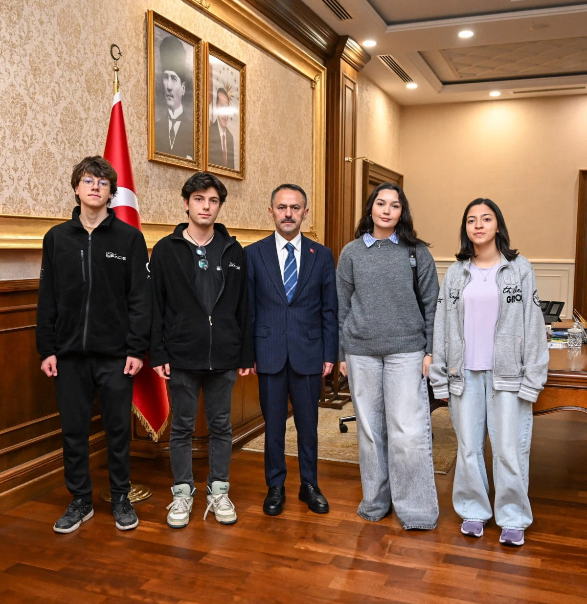 Kocaeli Üniversitesi Space Roket Takımından Vali Aktaş’a Ziyaret