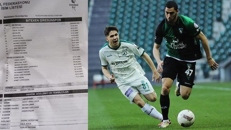 Kocaelispor maçının ardından PFDK açıkladı: Giresunspor'a 56 bin TL para cezası