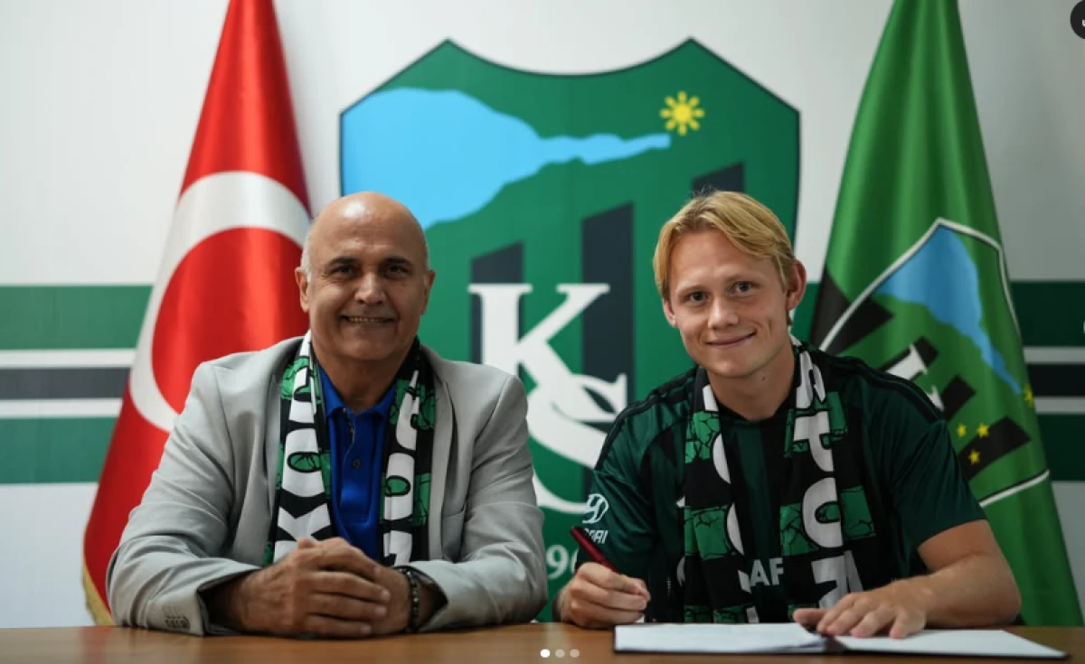 Kocaelispor&rsquo;da Gulliksen İ&ccedil;in İmza T&ouml;reni D&uuml;zenlendi