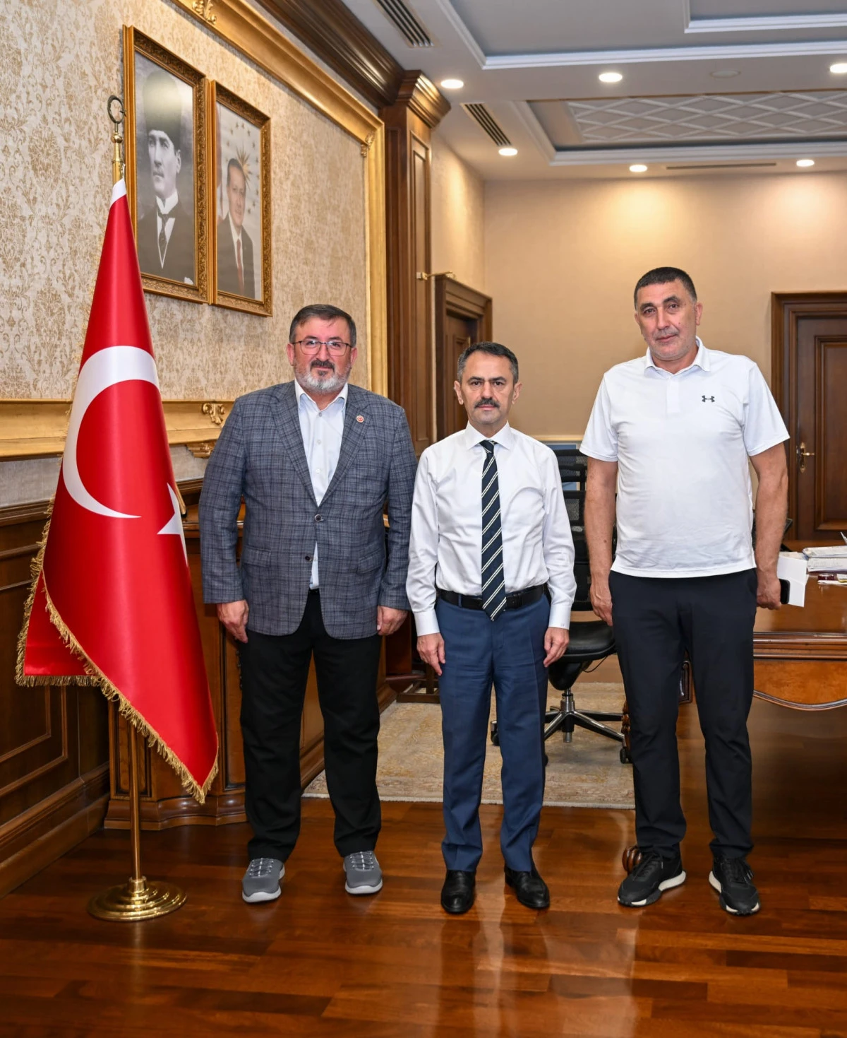 K&ouml;rfez Muhtarlarından Vali İlhami Aktaş'a Ziyaret