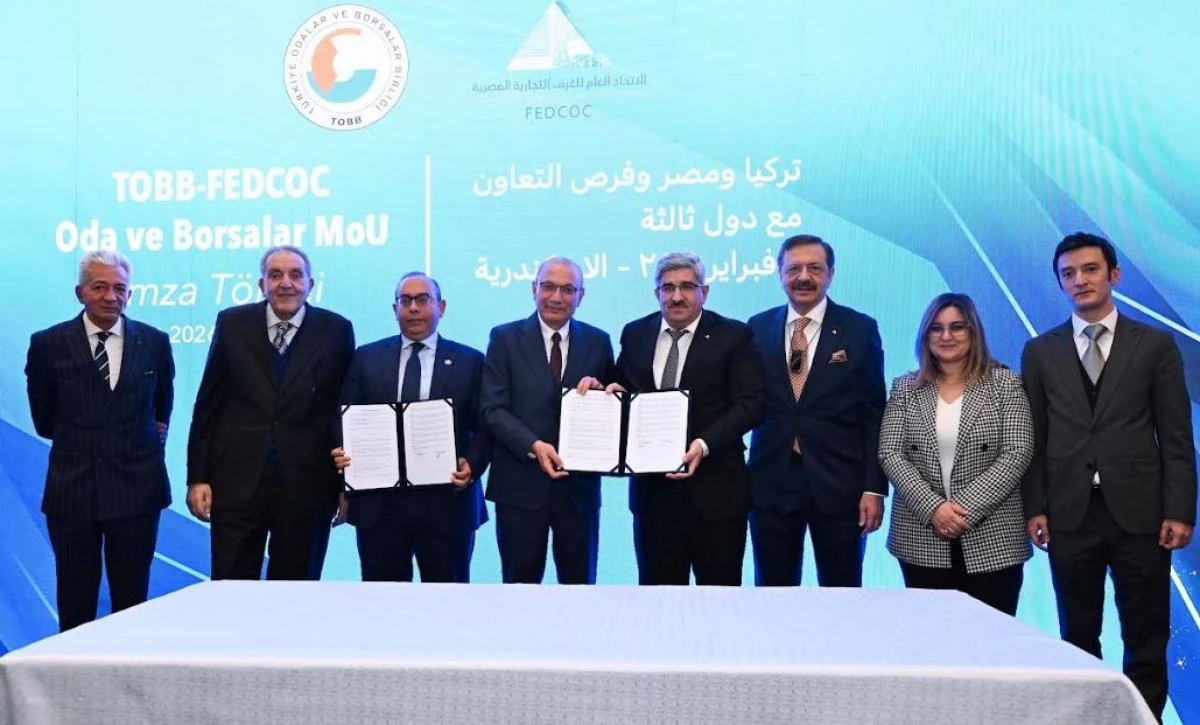 KOTO Başkanı Bulut, Mısır&rsquo;da İş Birliği Protokol&uuml;ne imza attı