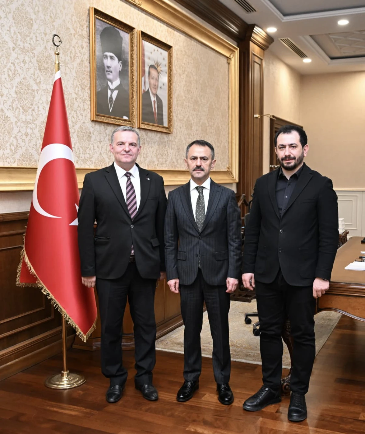 KO&Uuml; Rekt&ouml;r Danışmanı Atalı ve Siyasal Bilgiler Fak&uuml;ltesi Dekan Yardımcısı Soylu&rsquo;dan Vali  Aktaş&rsquo;a Ziyaret