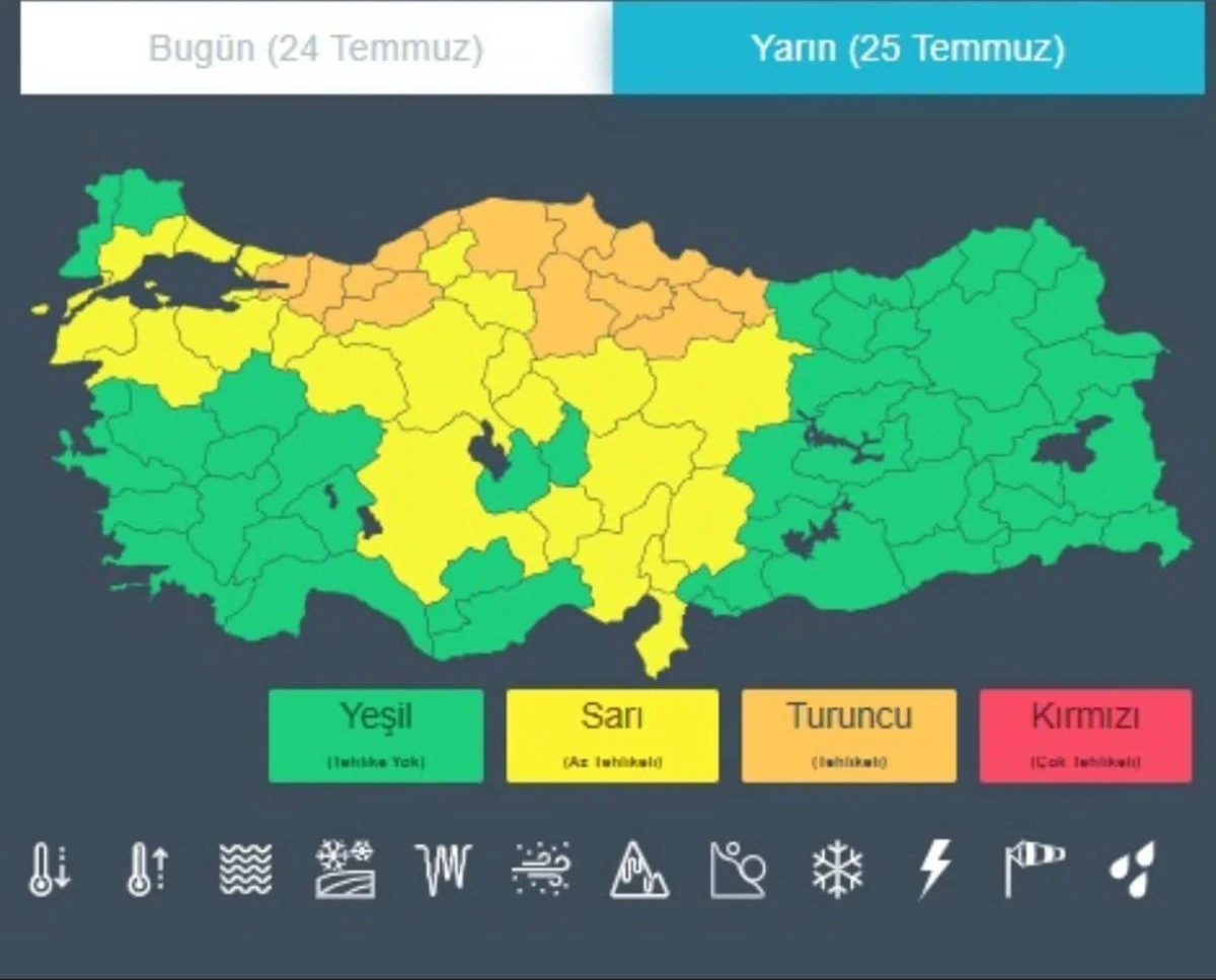 Kuvvetli R&uuml;zg&acirc;r ve Yağış Bekleniyor !