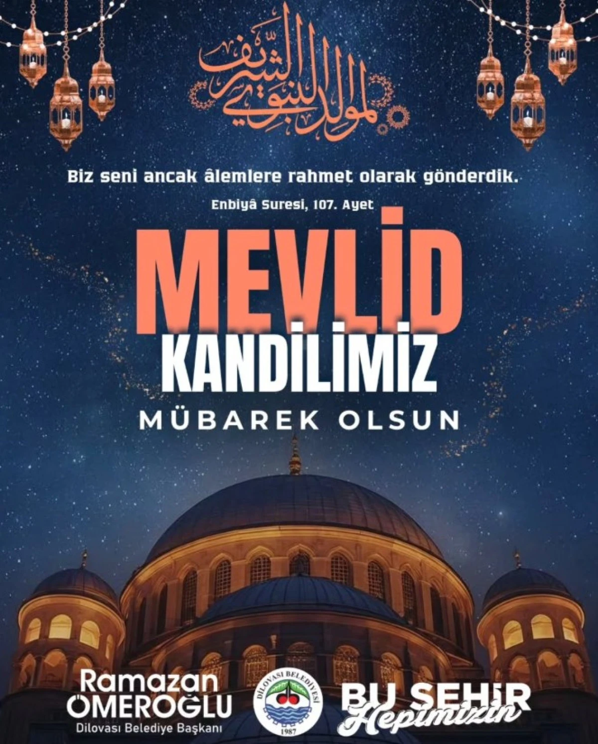 Mevlid Kandili Dualarla İdrak Ediliyor