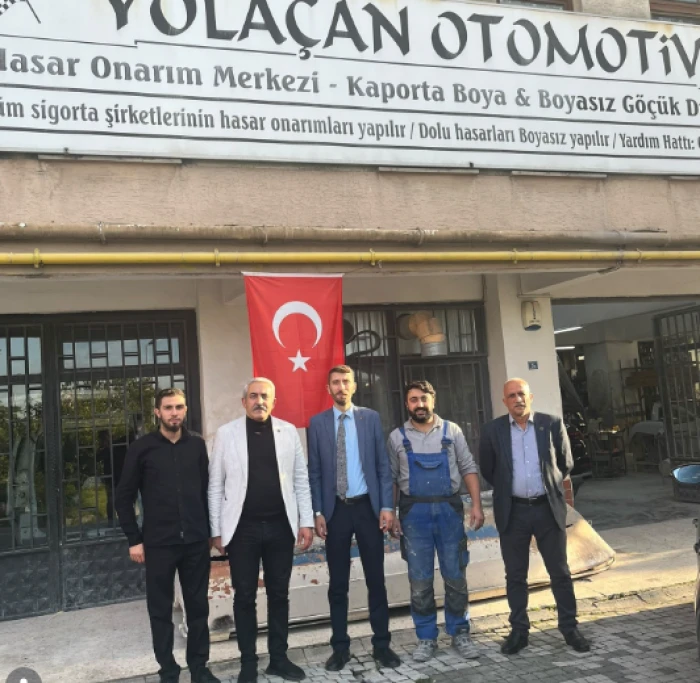 MHP &Ccedil;ayırova İl&ccedil;e Teşkilatından Esnaf Yola&ccedil;an&rsquo;a Anlamlı Ziyaret