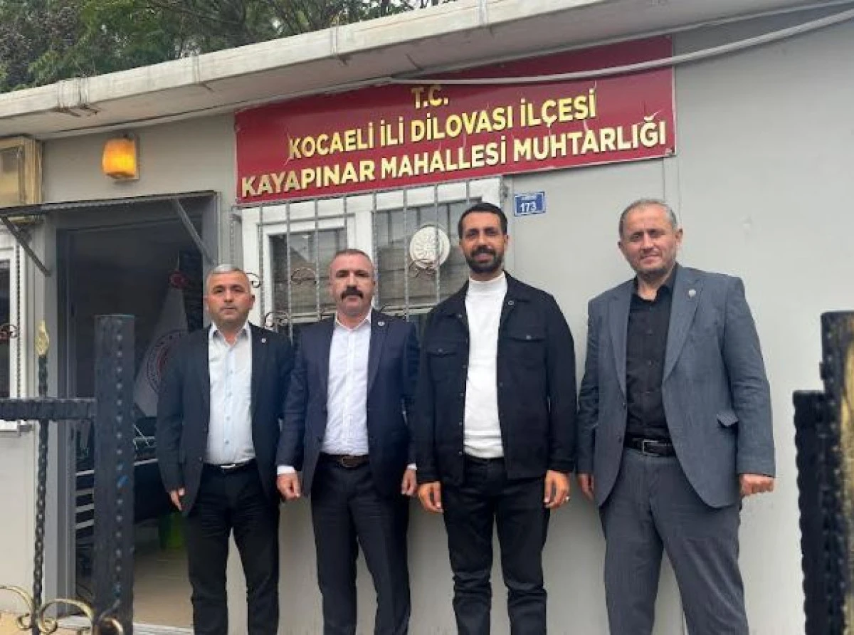 MHP Dilovası İlçe Başkanlığı’ndan Muhtarlar Ziyareti