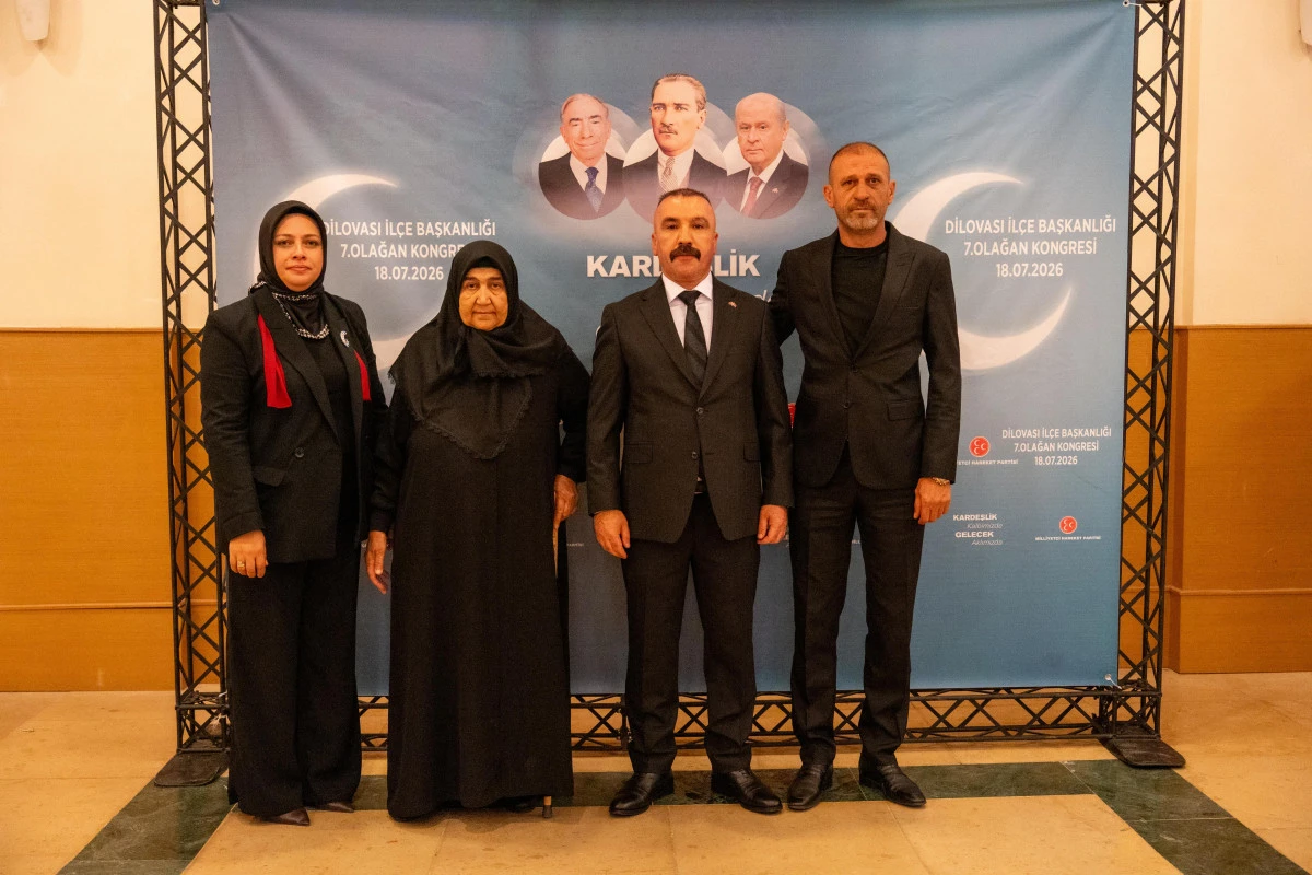 MHP Dilovası Teşkilatı&rsquo;nın 7. Olağan İl&ccedil;e Kongresi&rsquo;nde Duygusal Anlar