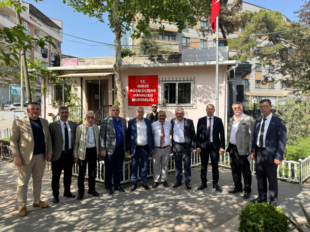 MHP’den Gebze’de 40 Mahalleye Eşzamanlı Muhtar Ziyareti