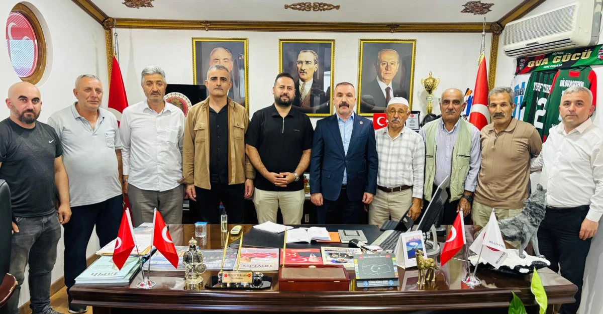 Milliyet&ccedil;i Hareket Partisi (MHP) Dilovası İl&ccedil;e Teşkilatı, Dilovası Erzurum Tekmanlılar Derneği Başkanı Sayın Sinan Uyan ve y&ouml;netim kurulu &uuml;yelerini ağırladı.
