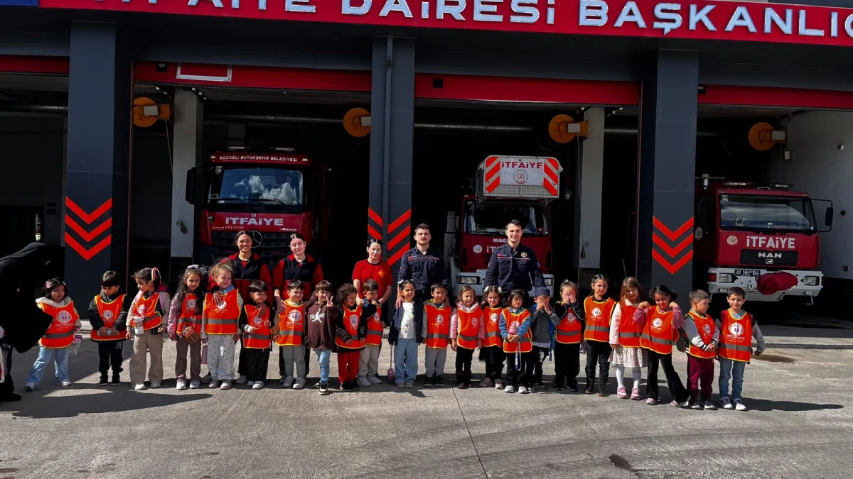 Minikler itfaiyeyi yakından tanıdı
