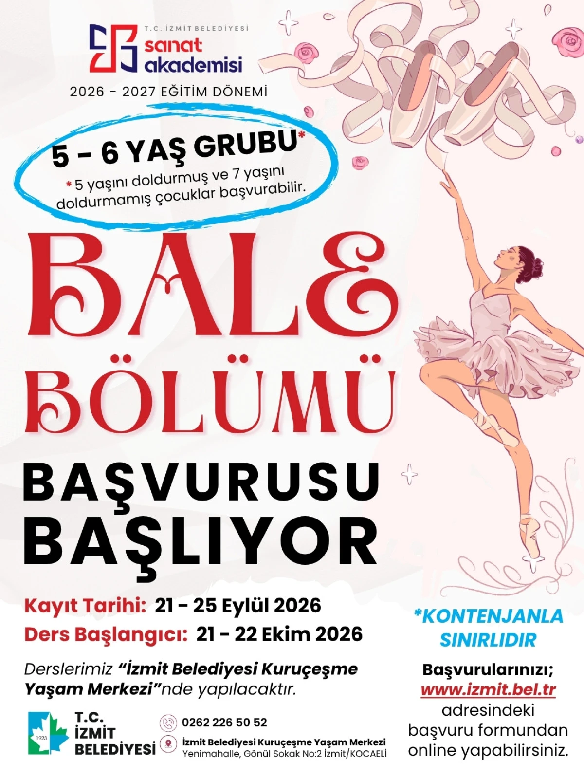 Miniklerin bale yolculuğu i&ccedil;in başvurular başlıyor