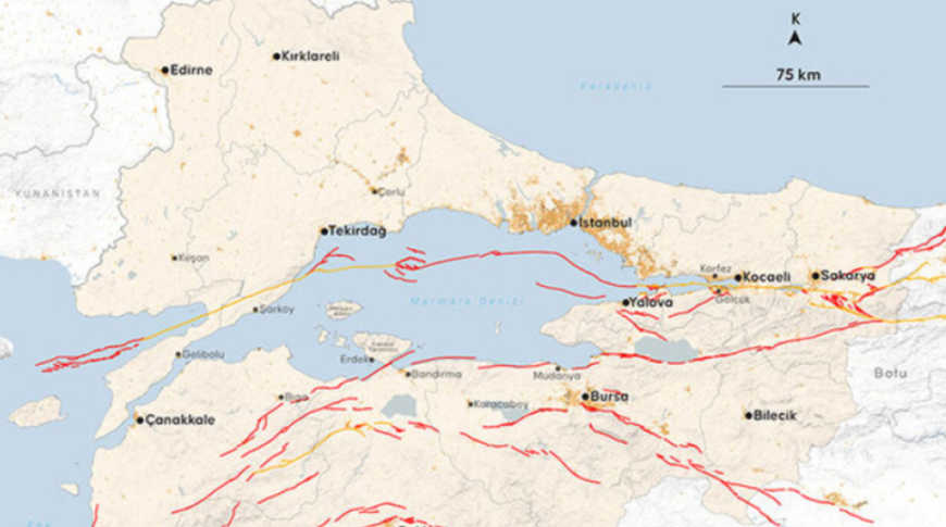 MTA diri fay hattı risk haritası: Türkiye diri fay hattı haritası güncellendi!