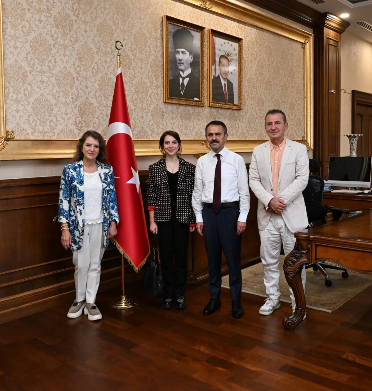 Nermin Tol, Vali İlhami Aktaş'ı Ziyaret Etti