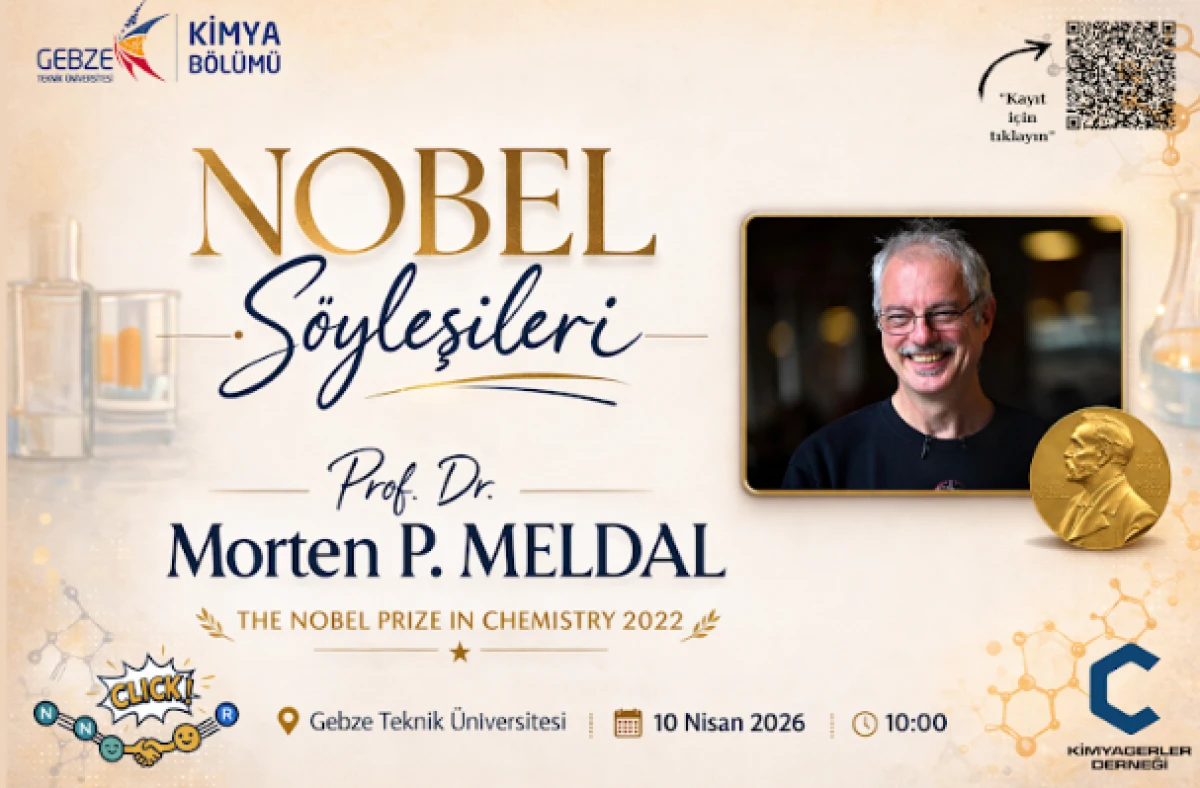 Nobel &Ouml;d&uuml;ll&uuml; Prof. Morten Peter Meldal GT&Uuml;&rsquo;de &Ouml;ğrencilerle Buluşuyor
