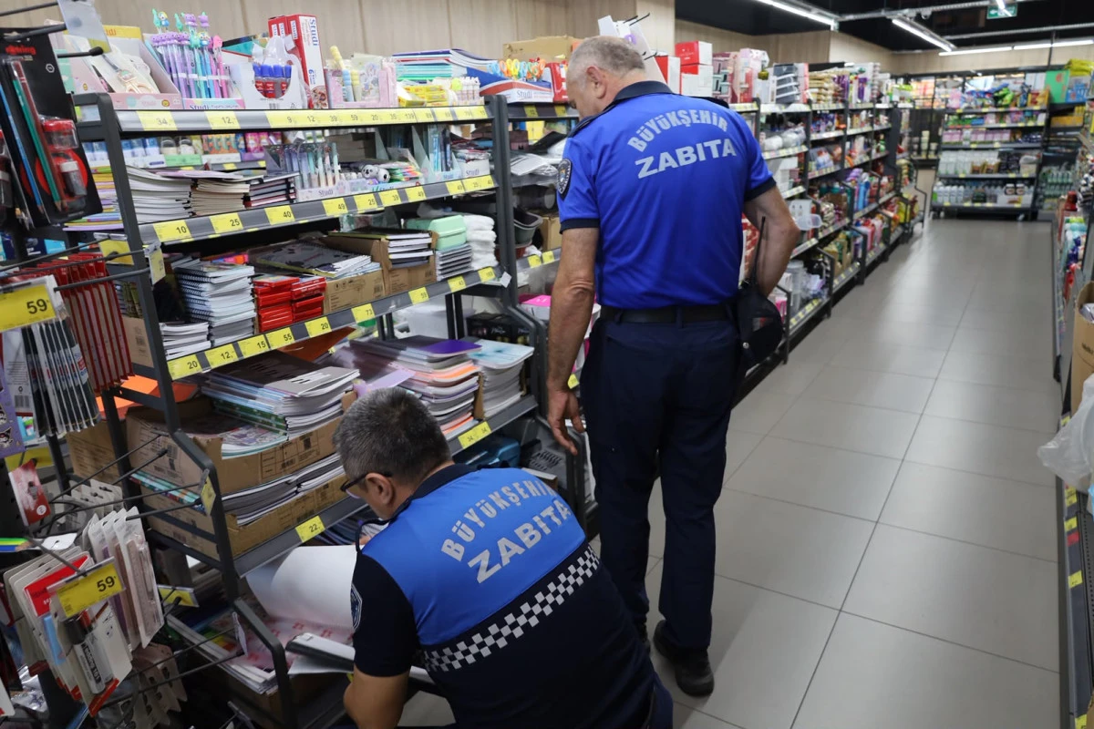 Okul alışverişine zabıta g&uuml;vencesi