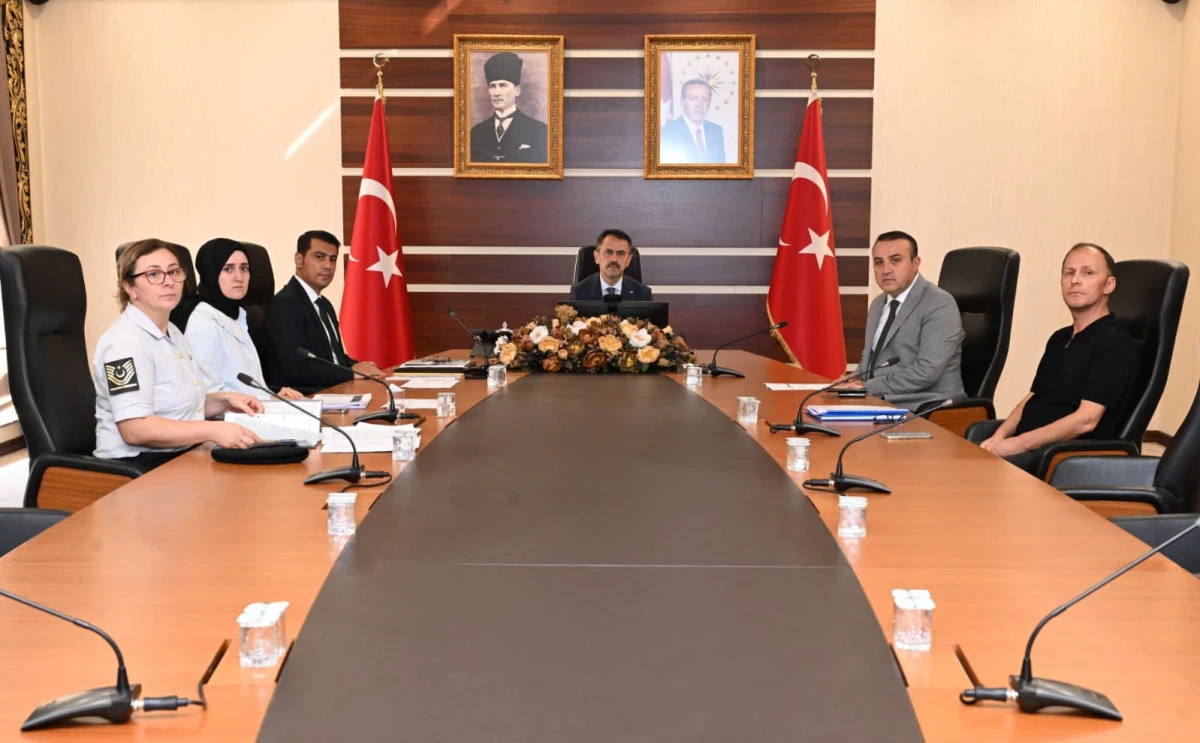 Okul G&uuml;venliği Değerlendirme Toplantısı, Vali Aktaş Başkanlığında Yapıldı
