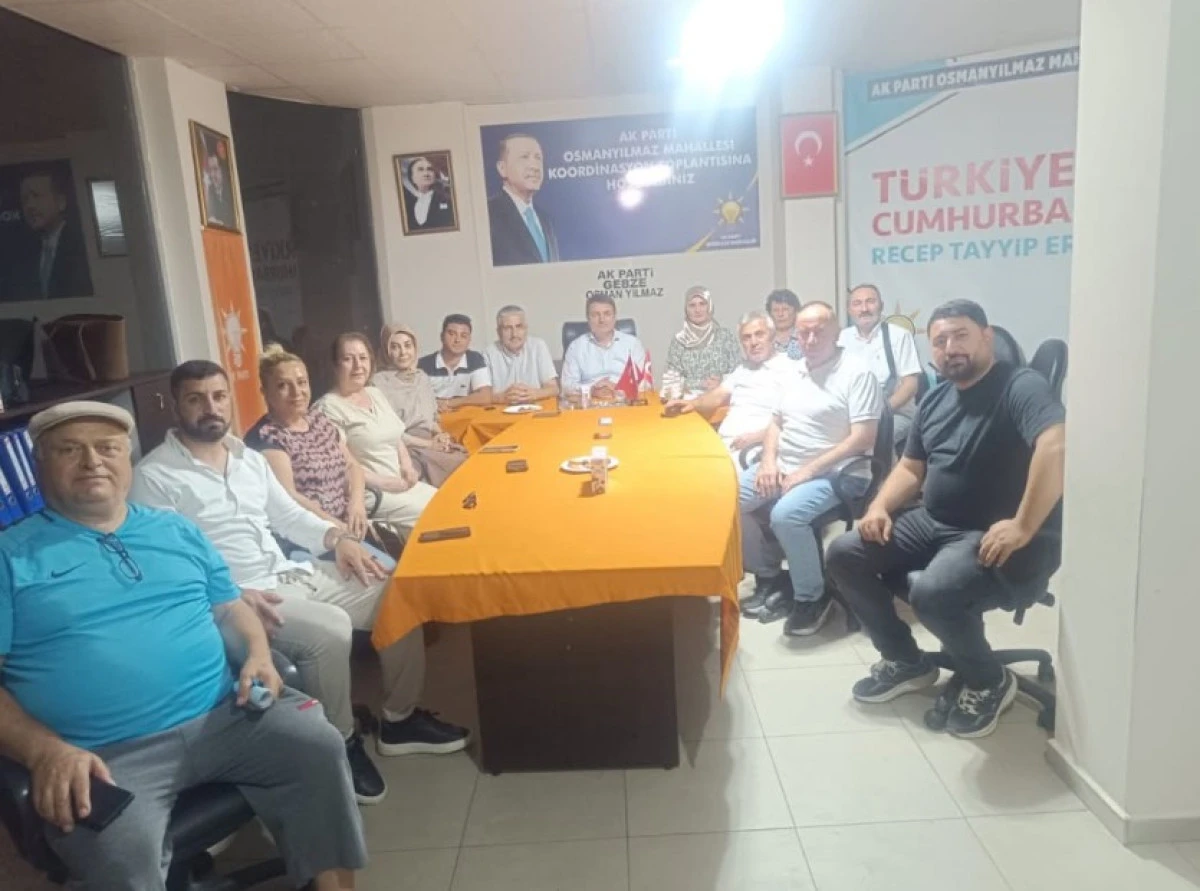 Osman Yılmaz Mahallesi&rsquo;nde &Uuml;&ccedil; Kademe Koordinasyon Toplantısı