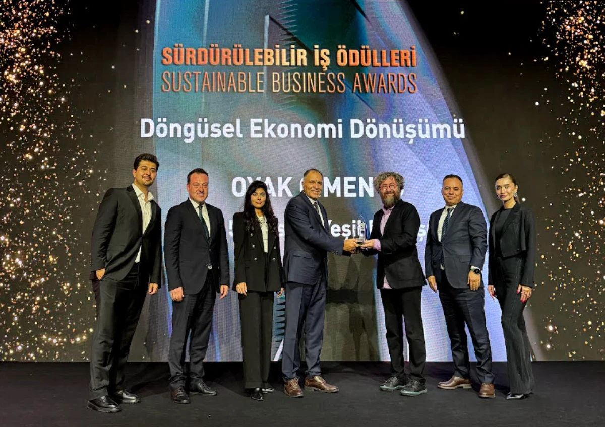 OYAK &Ccedil;imento&rsquo;ya &ldquo;D&ouml;ng&uuml;sel Ekonomi D&ouml;n&uuml;ş&uuml;m&uuml;&rdquo; &Ouml;d&uuml;l&uuml;