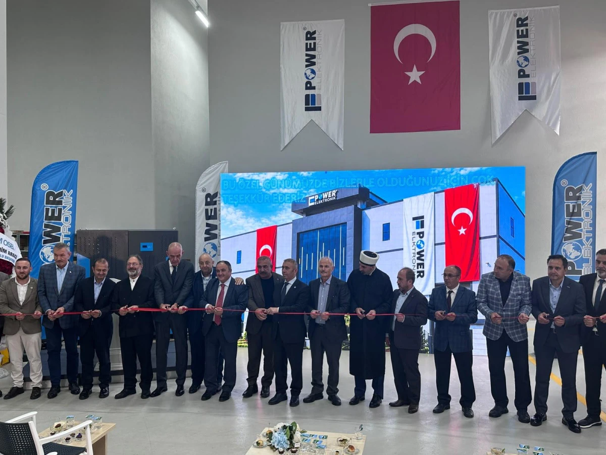 Power Elektronik San. ve Tic. A.Ş.&rsquo;nin Yeni Fabrikası, D&uuml;zenlenen T&ouml;renle A&ccedil;ıldı
