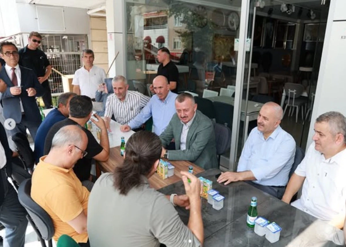 Recep Kaya&rsquo;dan Karaaslan Ailesine Ziyaret