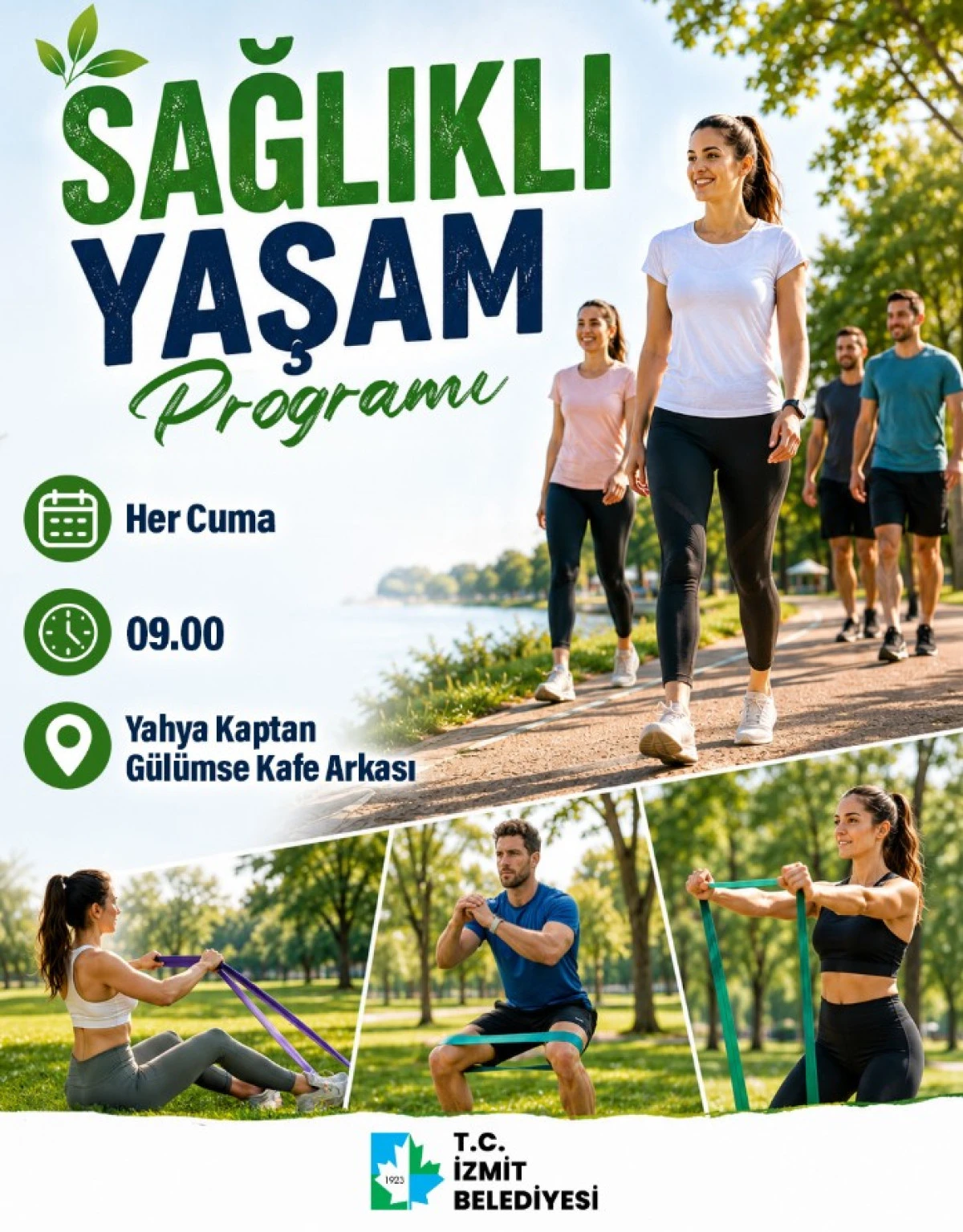 Sağlıklı Yaşam Programı her cuma vatandaşları sporla buluşturuyor