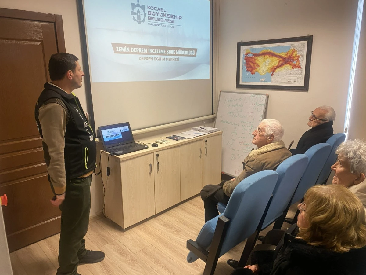 Saygınlar Kul&uuml;b&uuml; &uuml;yelerine afet bilinci kazandırıldı